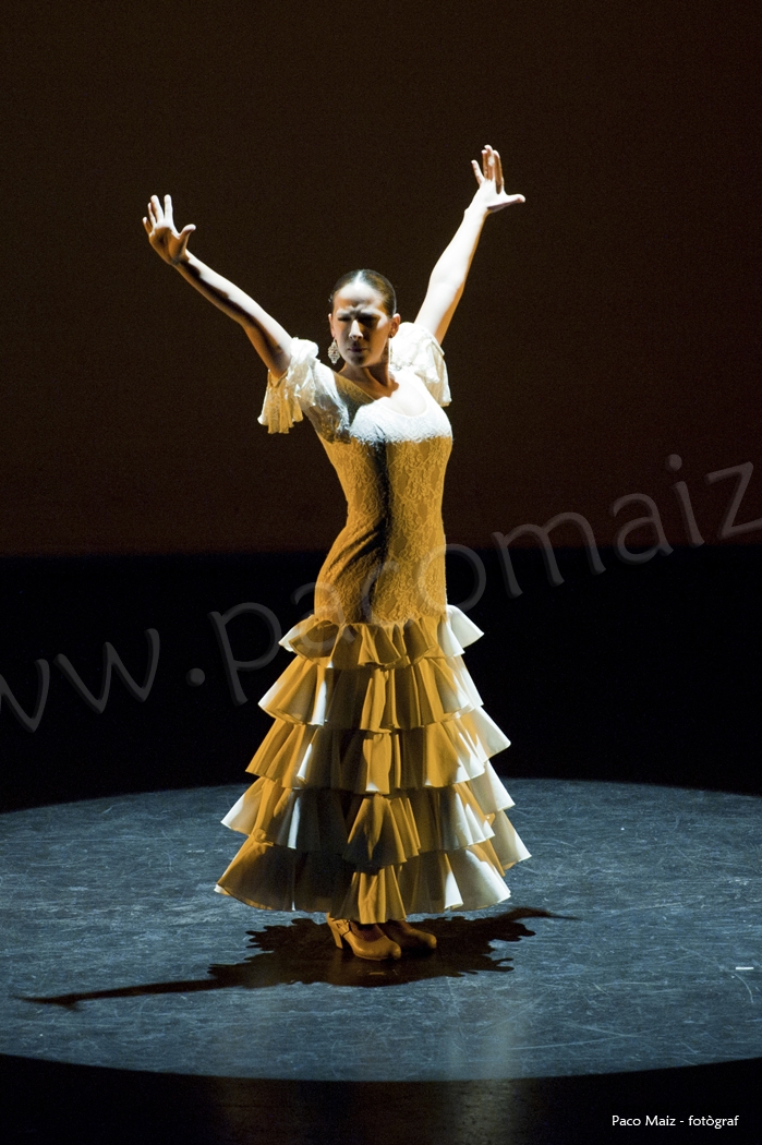danza, fotografia tomada mientras una mujer baila con los brazos extendidos sobre su cabeza